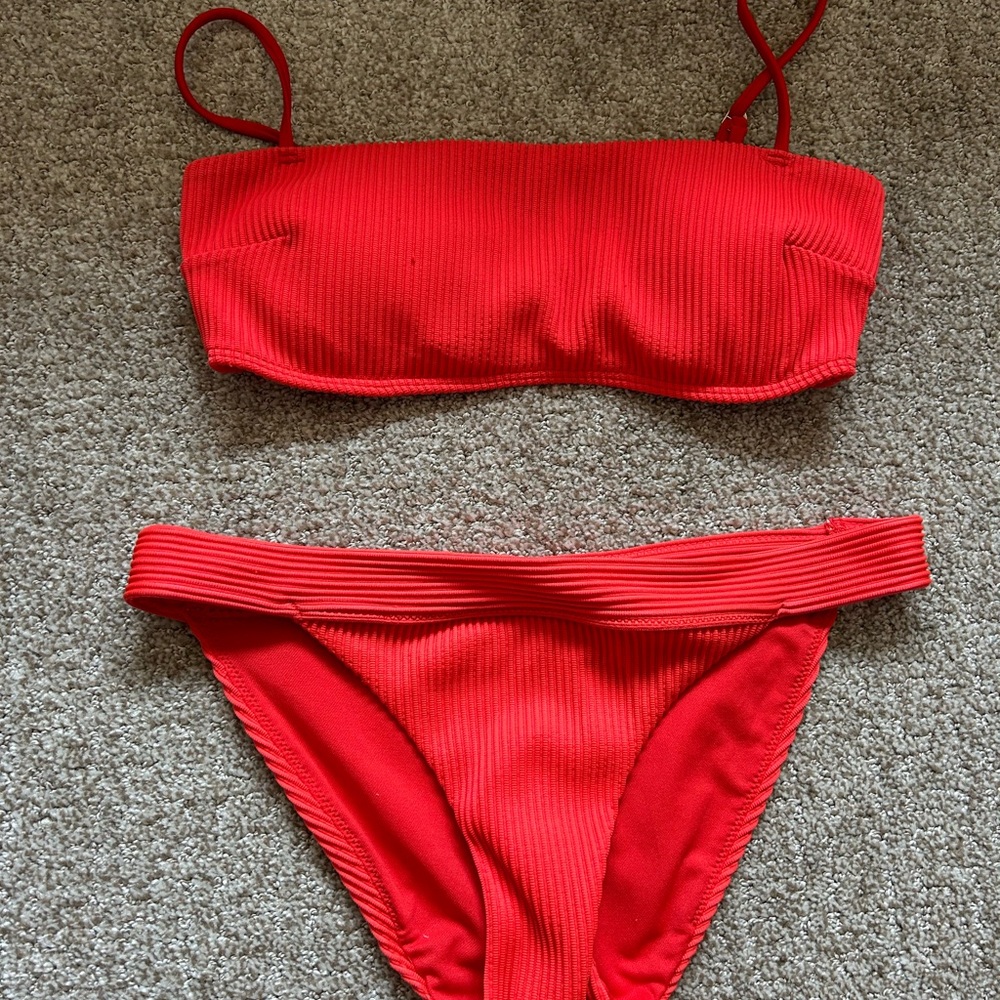 Hollister Red Bikini Set